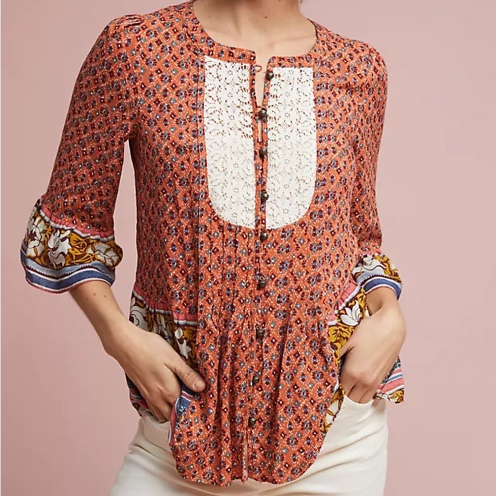 Anthropologie Maeve Hiver Blouse